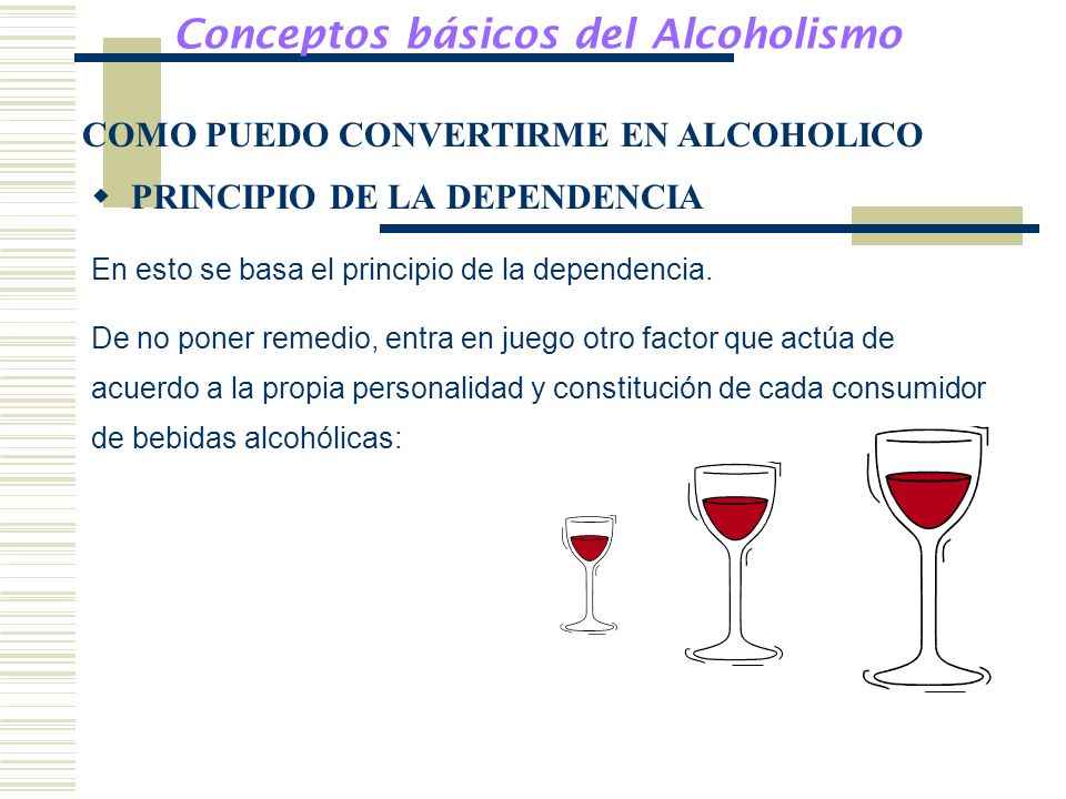 Los tests del alcoholismo en las escuelas